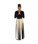 Metallic Worship Dance Streamer Skirt/Top,Metallic Streamer Worship Dance Overlay,Girls Metallic Streamer Worship Dance Overlay