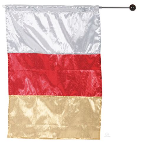 Metallic Tri-Colored Flags - Your Way!