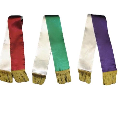 Reversible Satin Praise Dance Sash