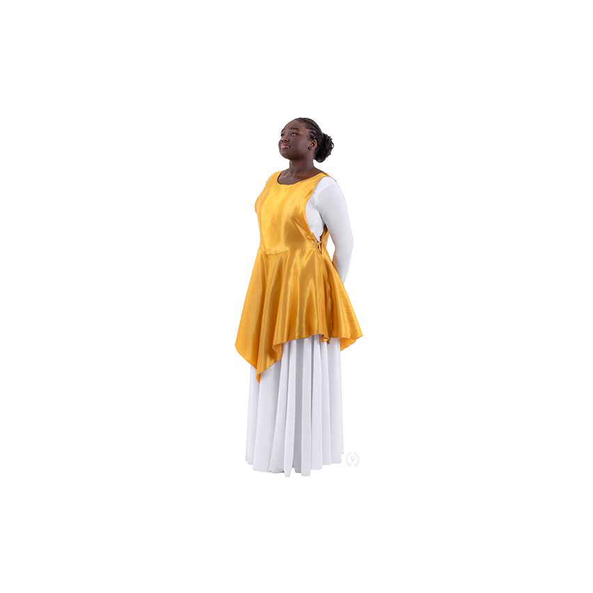 Child Rose of Sharon Satin Peplum Ephod (B1104C) Gold/Gold / One Size Child Rose of Sharon Satin Peplum Ephod (B1104C) Gold/Gold / One Size
