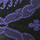 Black/Purple Ecclesiastical Brocade-Black/Purple