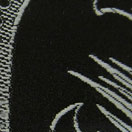 Black/White Ecclesiastical Brocade-Black/White