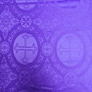 Purple Ecclesiastical Brocade-Purple