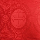 Red Ecclesiastical Brocade-Red